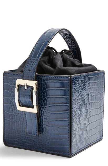 Click to view more detailed imagery on our partner's website Topshop Gracie Box Shoulder Bag In Blue