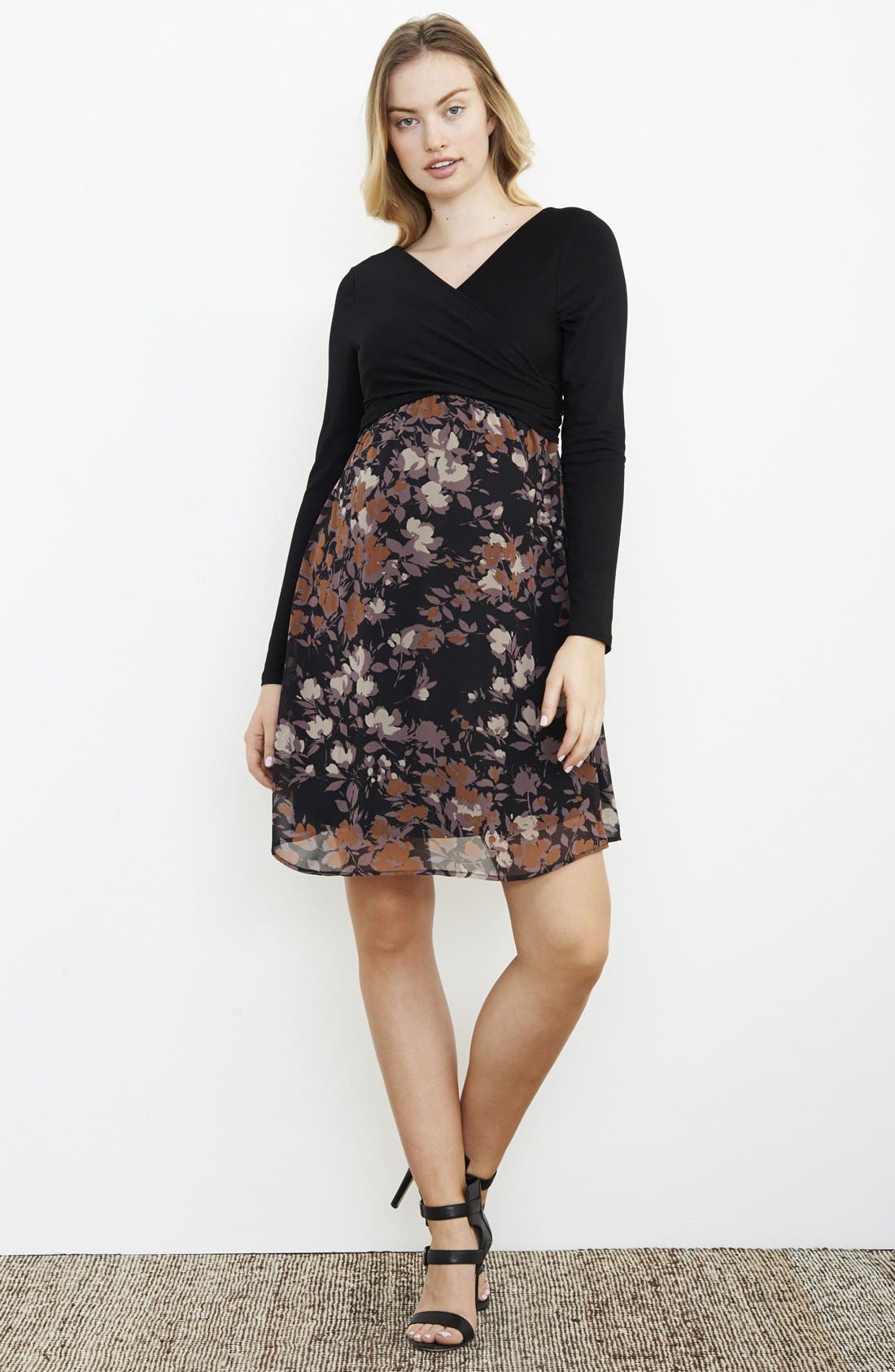 Maternal America Crossover Maternity Dress