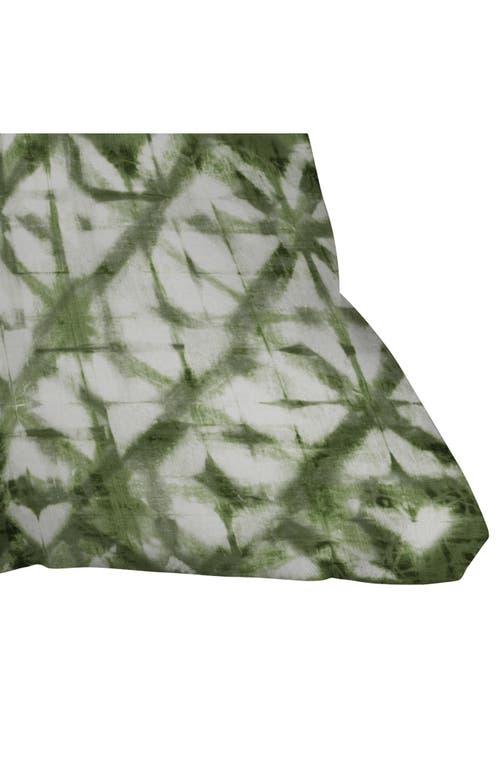 Deny Designs Modern Abstract Print Throw Pillow In Olive