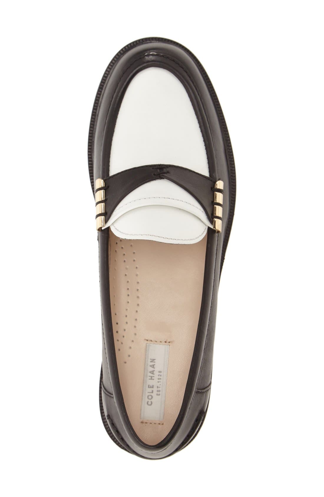 cole haan white loafers