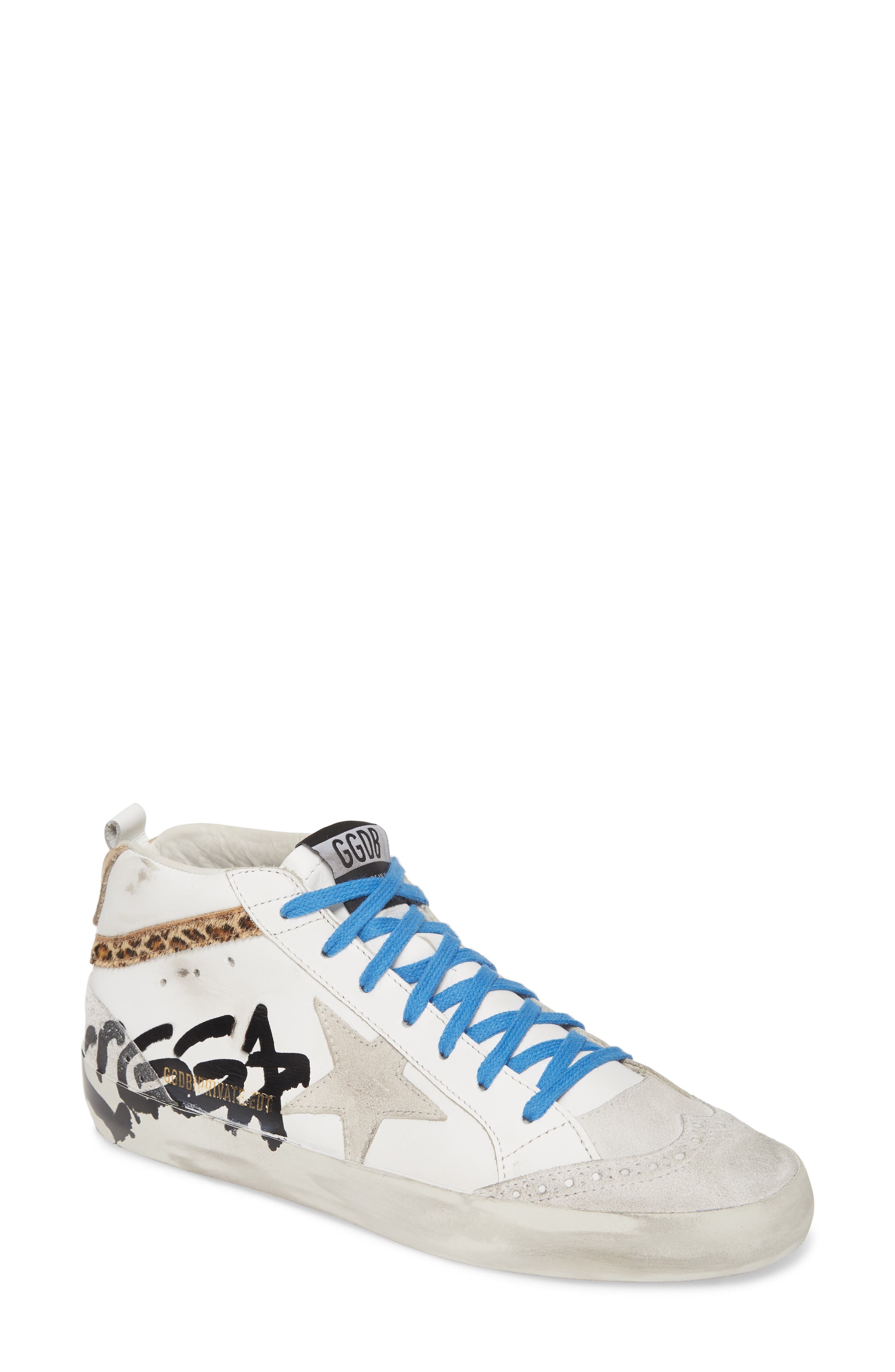Golden Goose Midstar Graffiti Logo Sneaker Nordstrom