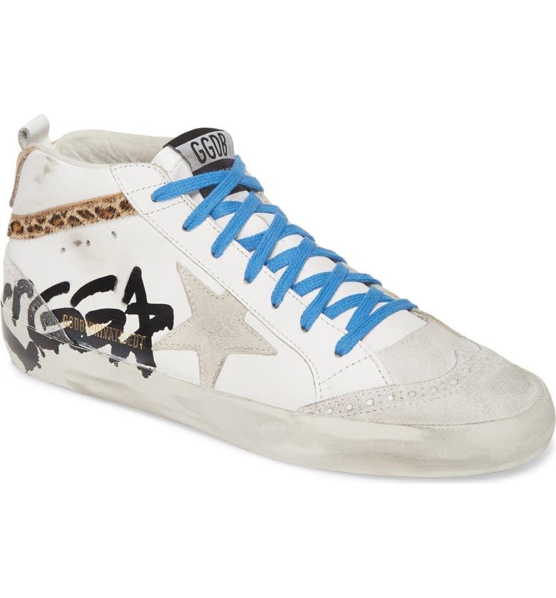 Golden Goose Midstar Graffiti Logo Sneaker Nordstrom