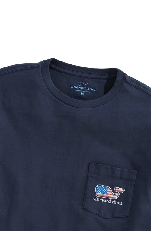 Vineyard Vines Men's Whale Short-sleeve Pocket T-shirt In Vineyard Navy