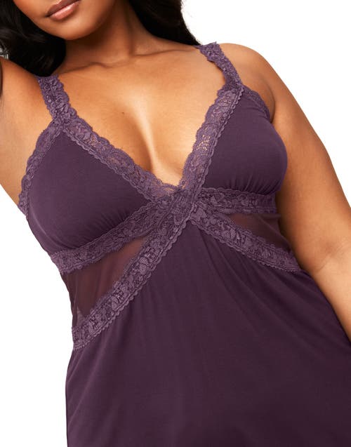 Shop Adore Me Primrose Slip In Dark Purple