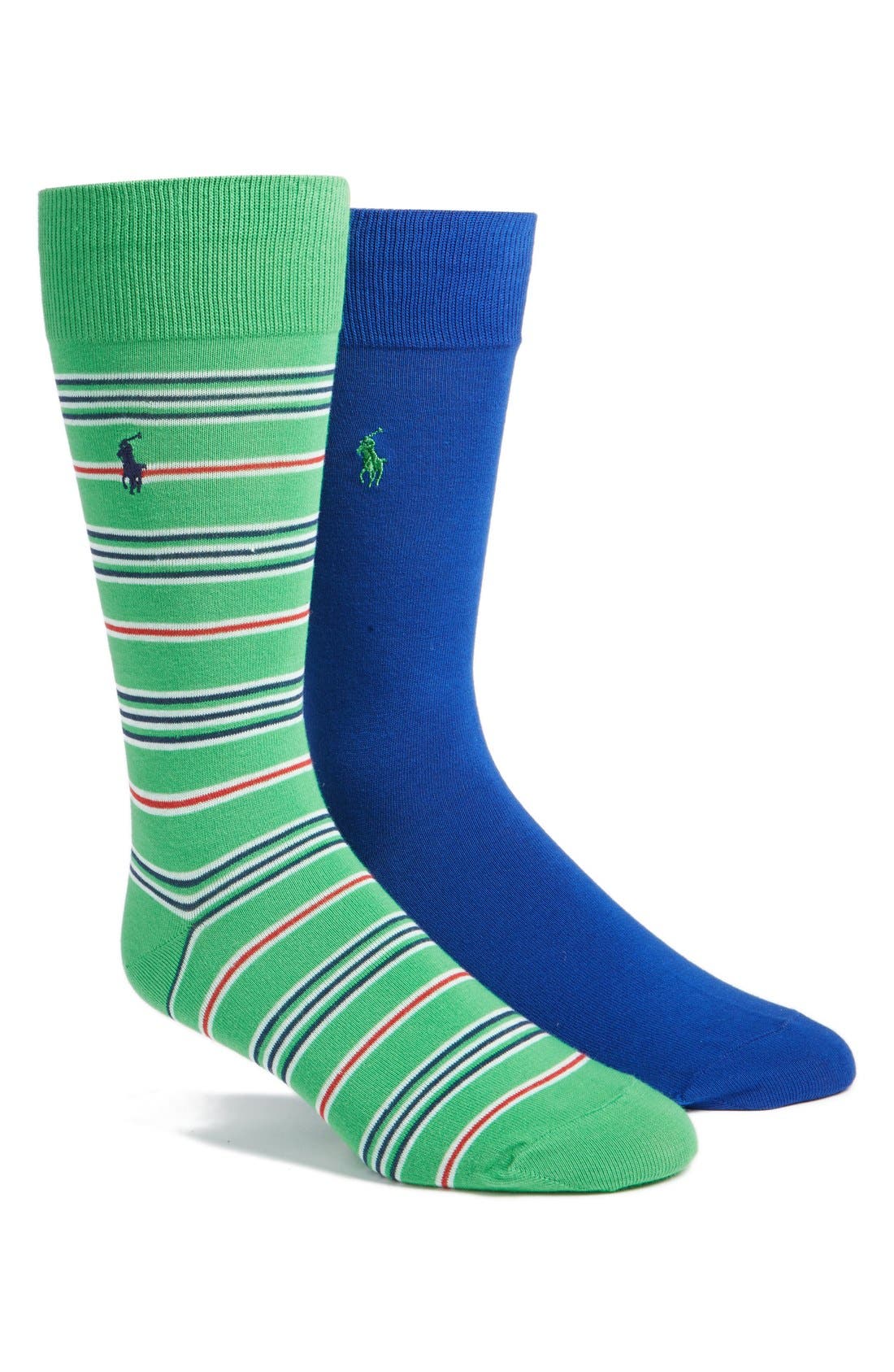 Polo Ralph Lauren 'Graph Stripe' Socks (2Pack) Nordstrom