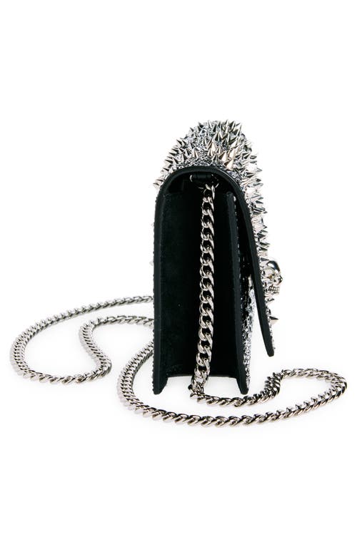 Shop Alexander Mcqueen Small Skull Hotfix Crossbody Bag In Black