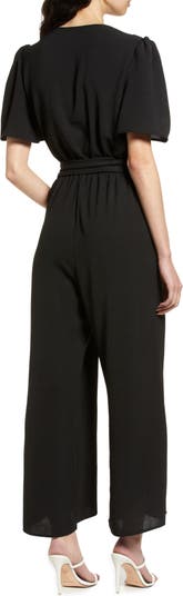 Fraiche by J Tie Front Wide Leg Jumpsuit