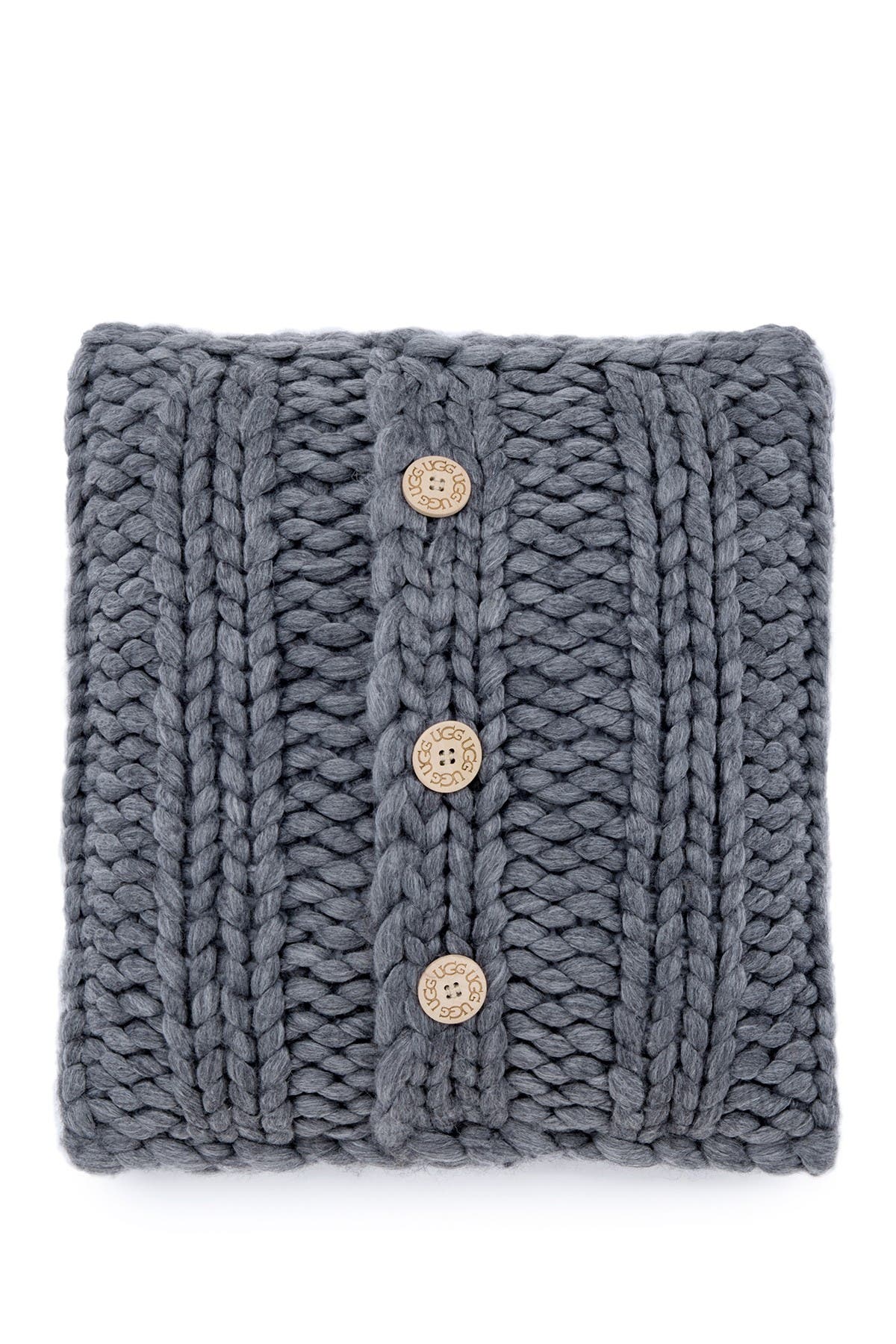 UGG Oversized Knit Pillow Grey 24"x24" Nordstrom Rack