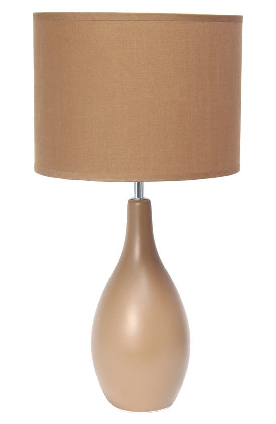 Lalia Home Dewdrop Table Lamp In Brown