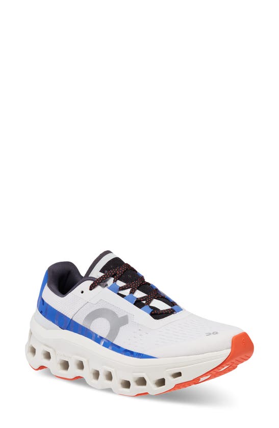 On Cloudmster Sneakers In Frost/cobalt