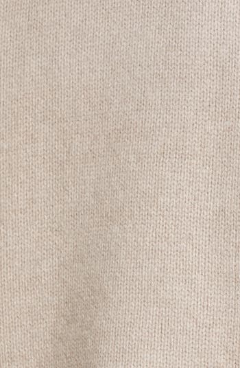Wool cashmere turtleneck beige mélange