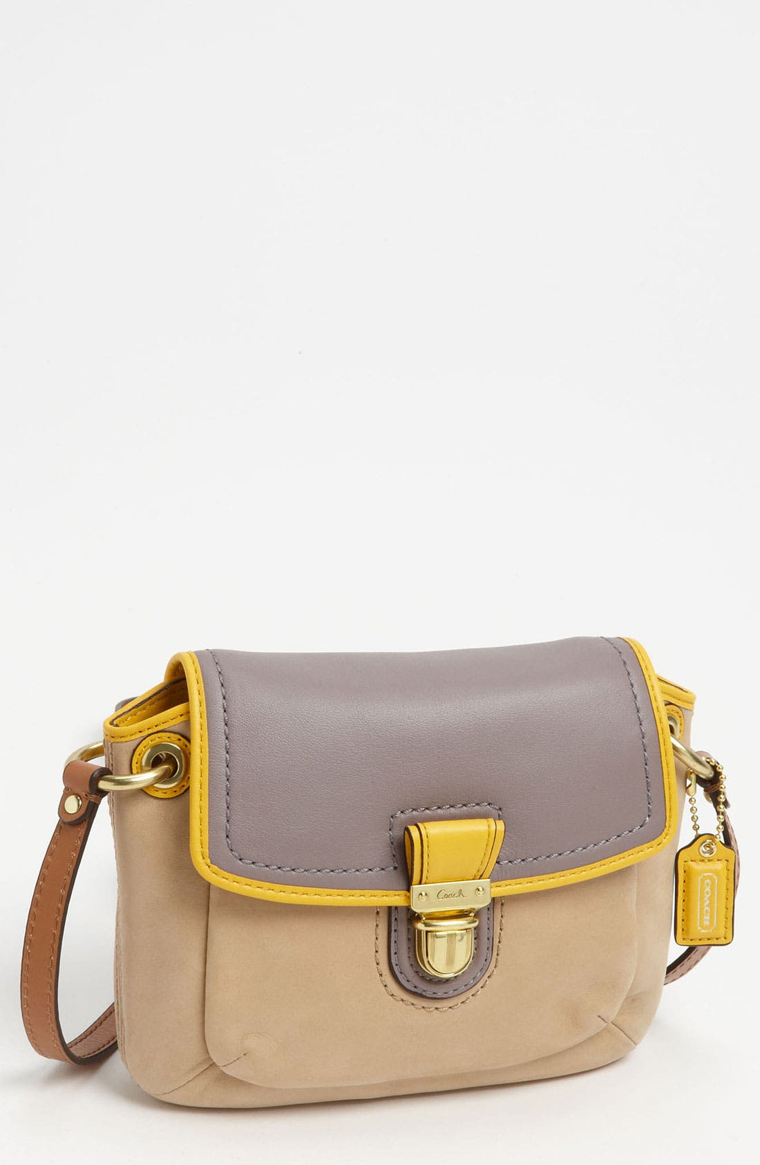 COACH 'Poppy Colorblock' Leather Crossbody Bag Nordstrom