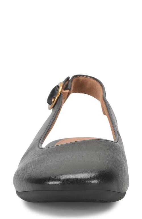 Eurosoft Kelsa Slingback Flat In Black
