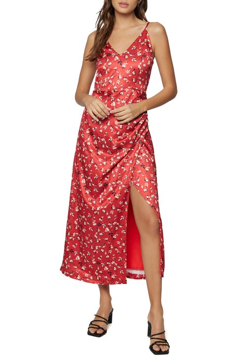 Red Floral Dresses Nordstrom Rack 