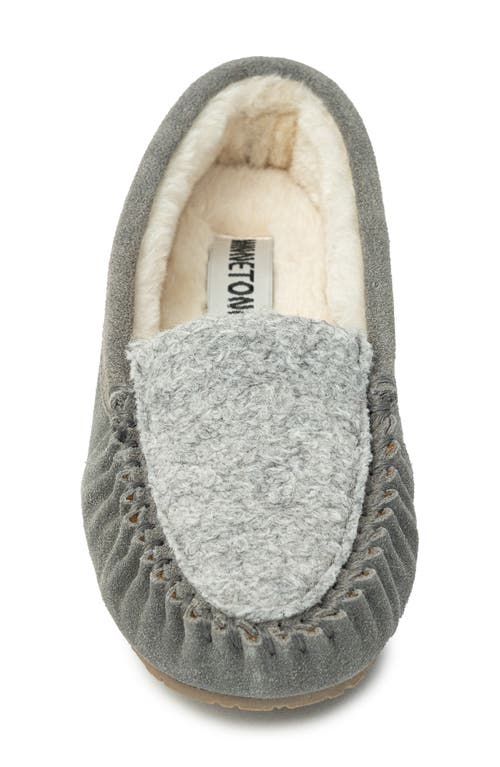 Shop Minnetonka Cosi Slipper In Grey