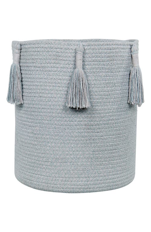 Lorena Canals Tassel Basket in Pearl Blue at Nordstrom