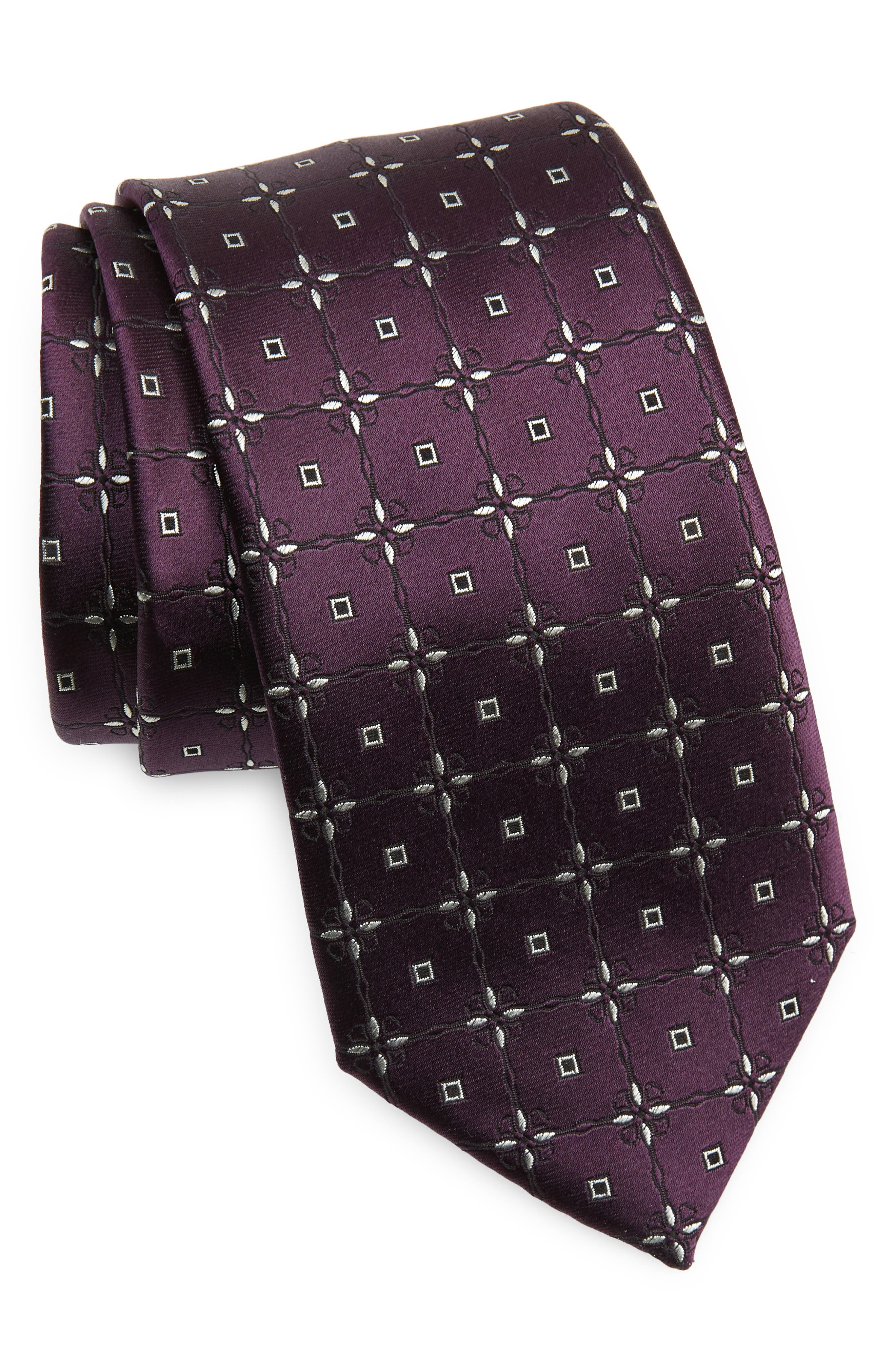 ZEGNA TIES Fili Geo Silk Tie Nordstrom