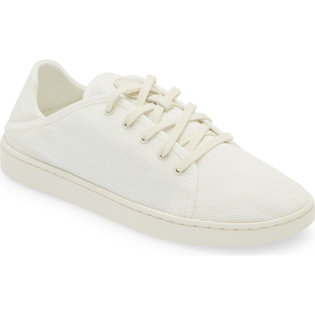 Olukai Pehuea Li 'ili Convertible Sneaker In Bright White/white Sand