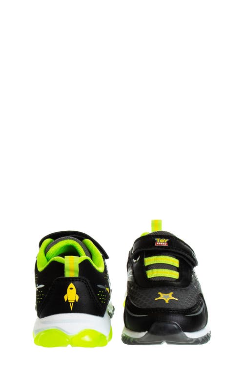 Shop Josmo Kids' Toy Story Sneaker In Black/green