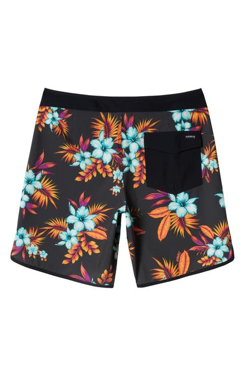 Shop Quiksilver Surfsilk Hawaii Shoreline 19 Board Shorts In Tarmac Apero Class