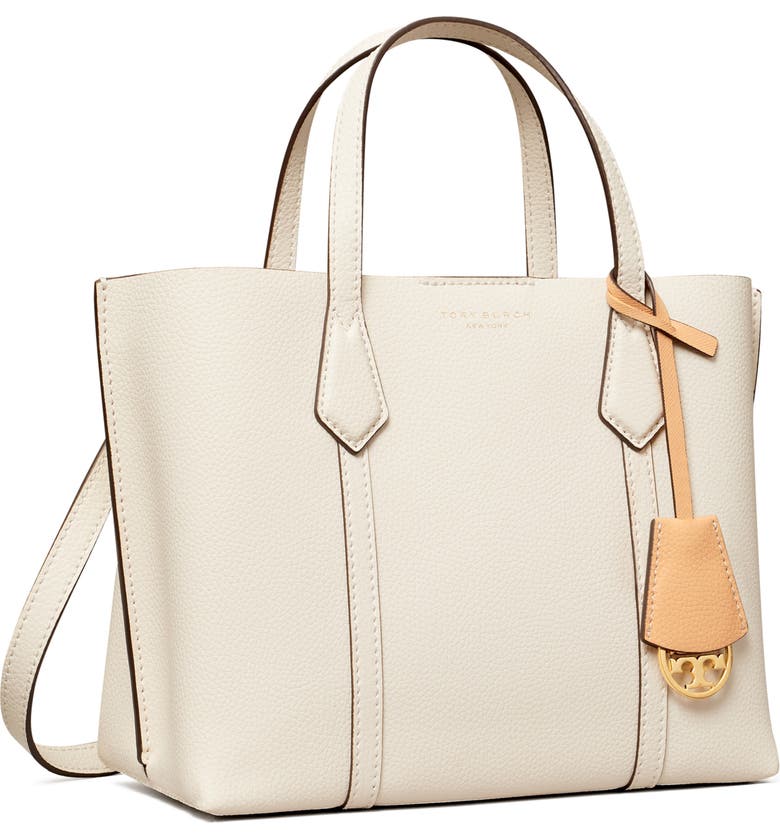 Tory Burch Perry Small Triple Compartment Leather Tote | Nordstrom