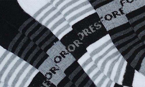 Shop Rainforest 8-pack Half Cushioned Low-cut Socks In White/black Multi