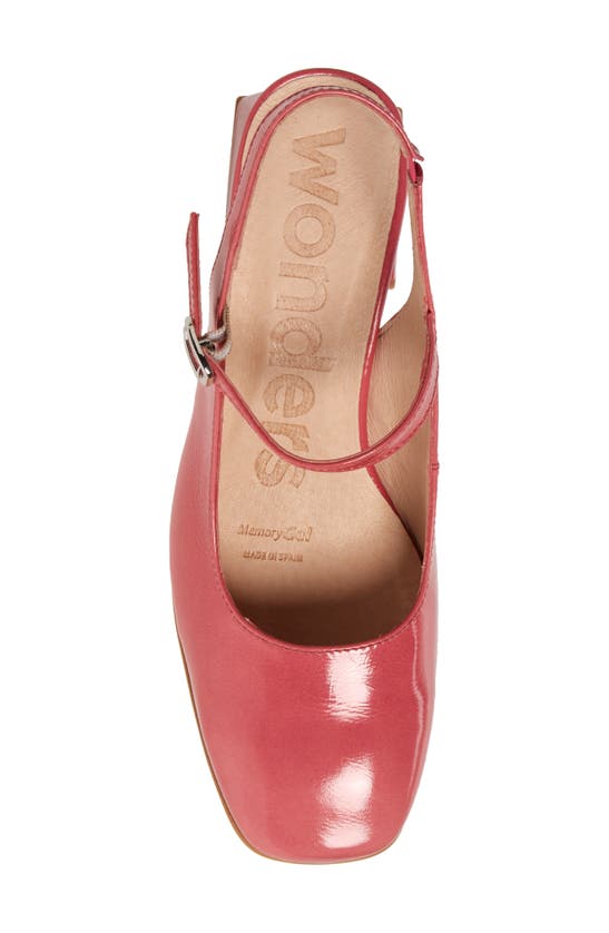 Wonders Menorca Slingback Mary Jane Pump In Menorca Blush