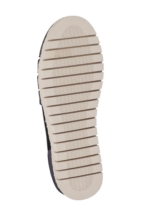 Shop Easy Street Bugsy Platform Sandal In Navy