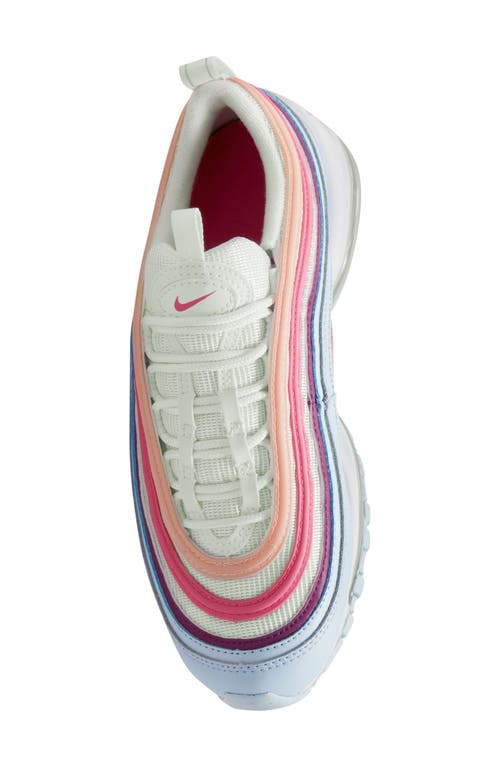 Shop Nike Kids' Air Max 97 Sneaker In White/pink/blue