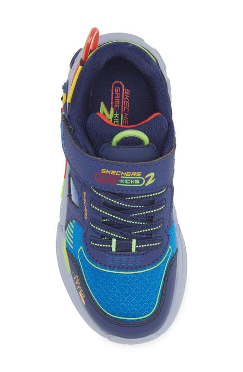 Shop Skechers Kids' Game Kicks® Gametronix 2.0 Sneaker In Navy/multi