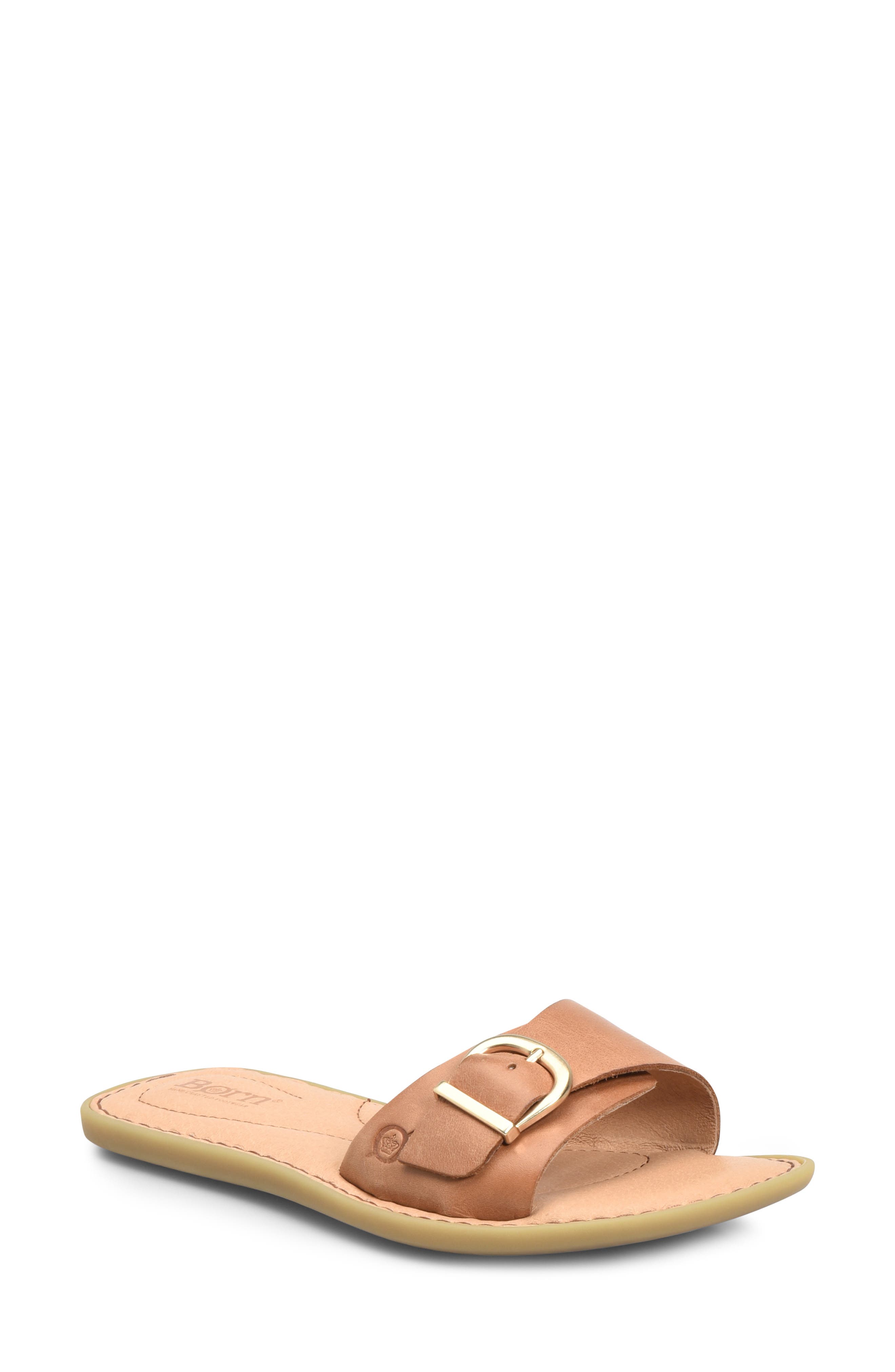 B?rn Varick Slide Sandal, Brown