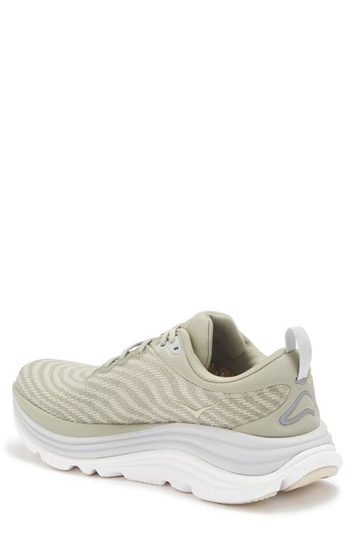 Shop Hoka Gaviota 5 Running Shoe In Barley/oat Milk