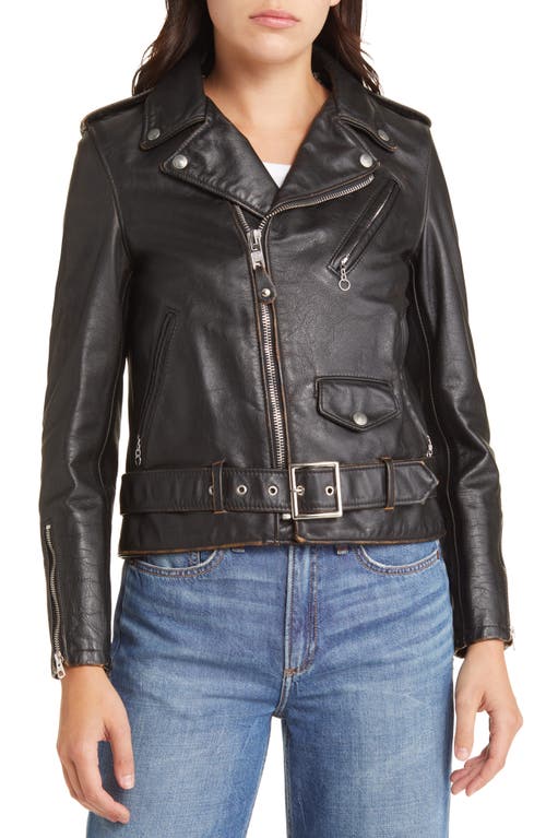 Schott Black Leather Jacket