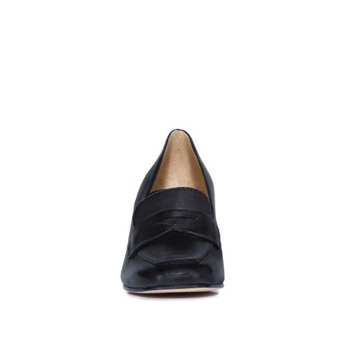 Shop Bernardo Footwear Nessa Block Heel Loafer In Black