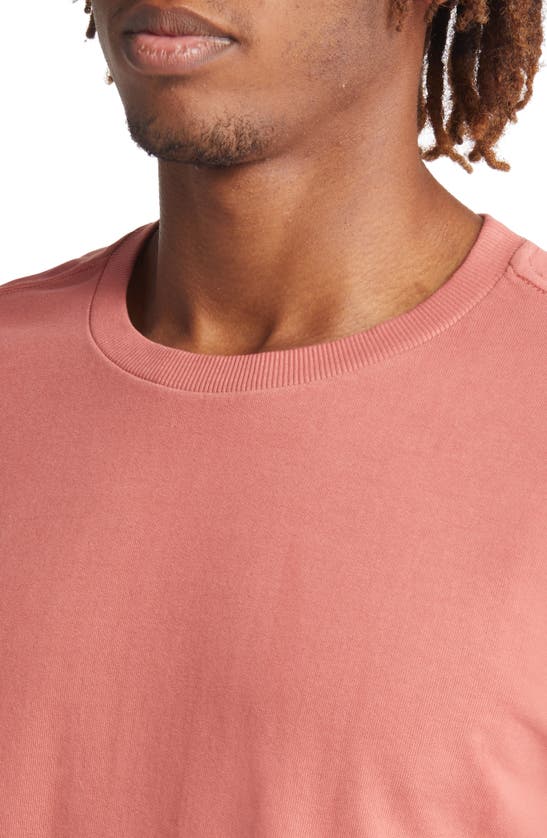 Shop Onia Garment Dye French Terry Sweatshirt In Rose Dawn