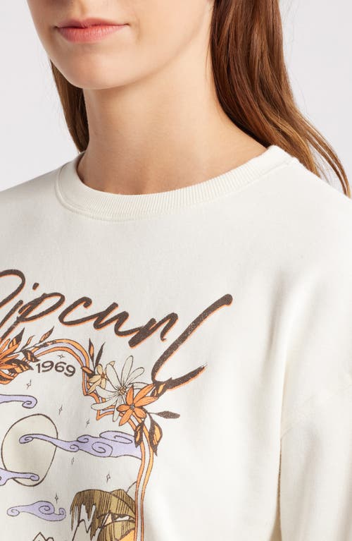 Rip Curl Cosmic Sky Graphic Sweatshirt In Bone