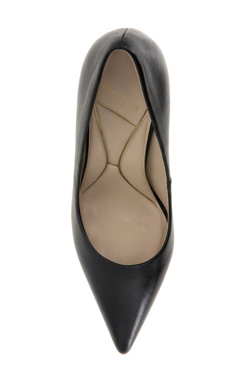 Kenneth Cole Bentley Pointed Toe Pump In Black Leather