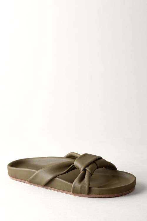 Shop Huma Blanco Cassie Slide Sandal In Olive