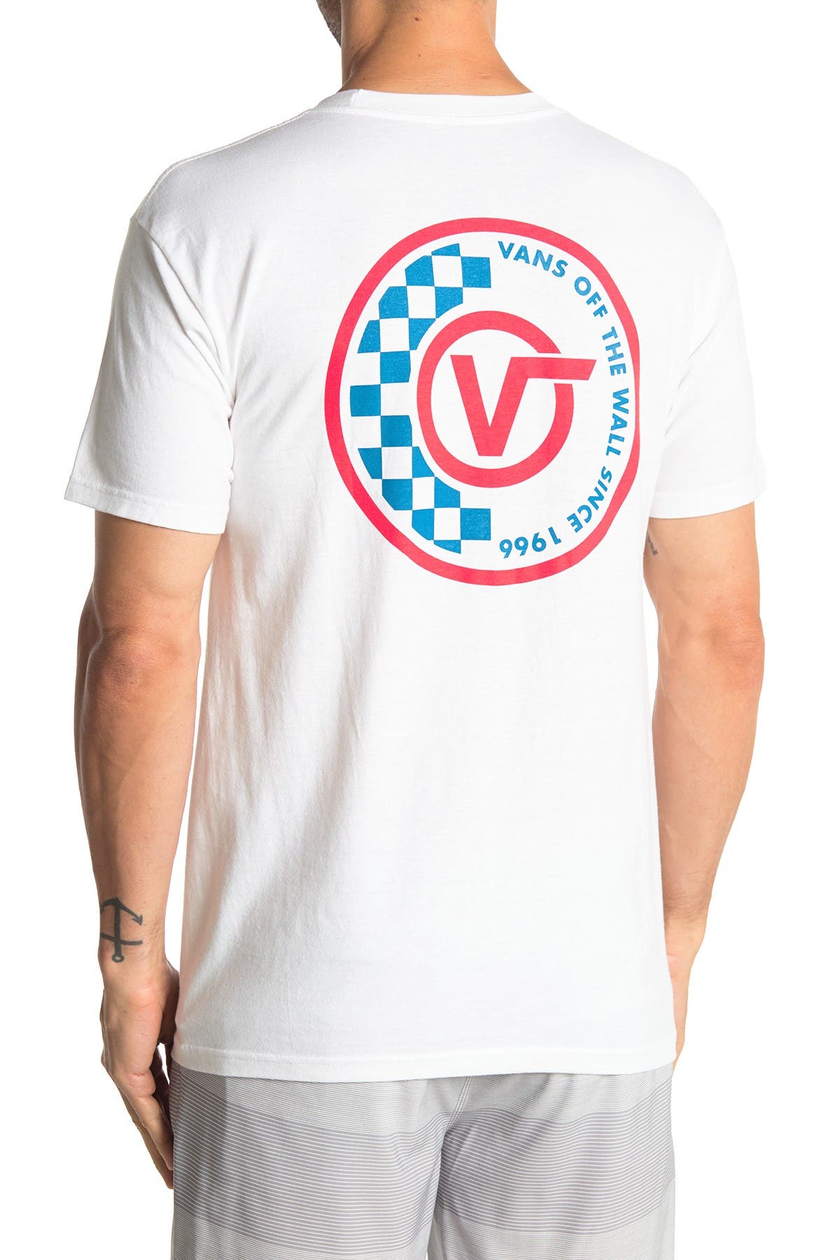 checkered vans t shirt