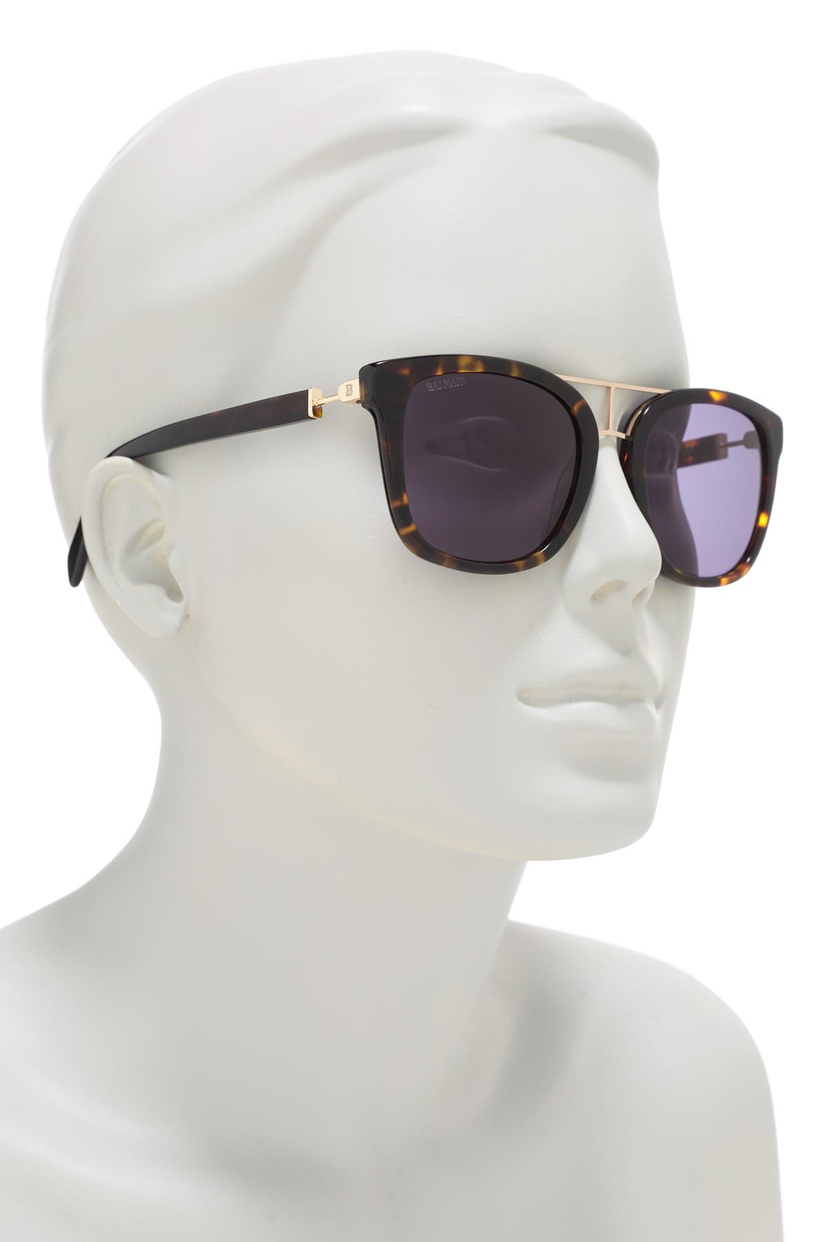 Balmain | 52mm Clubmaster Sunglasses 