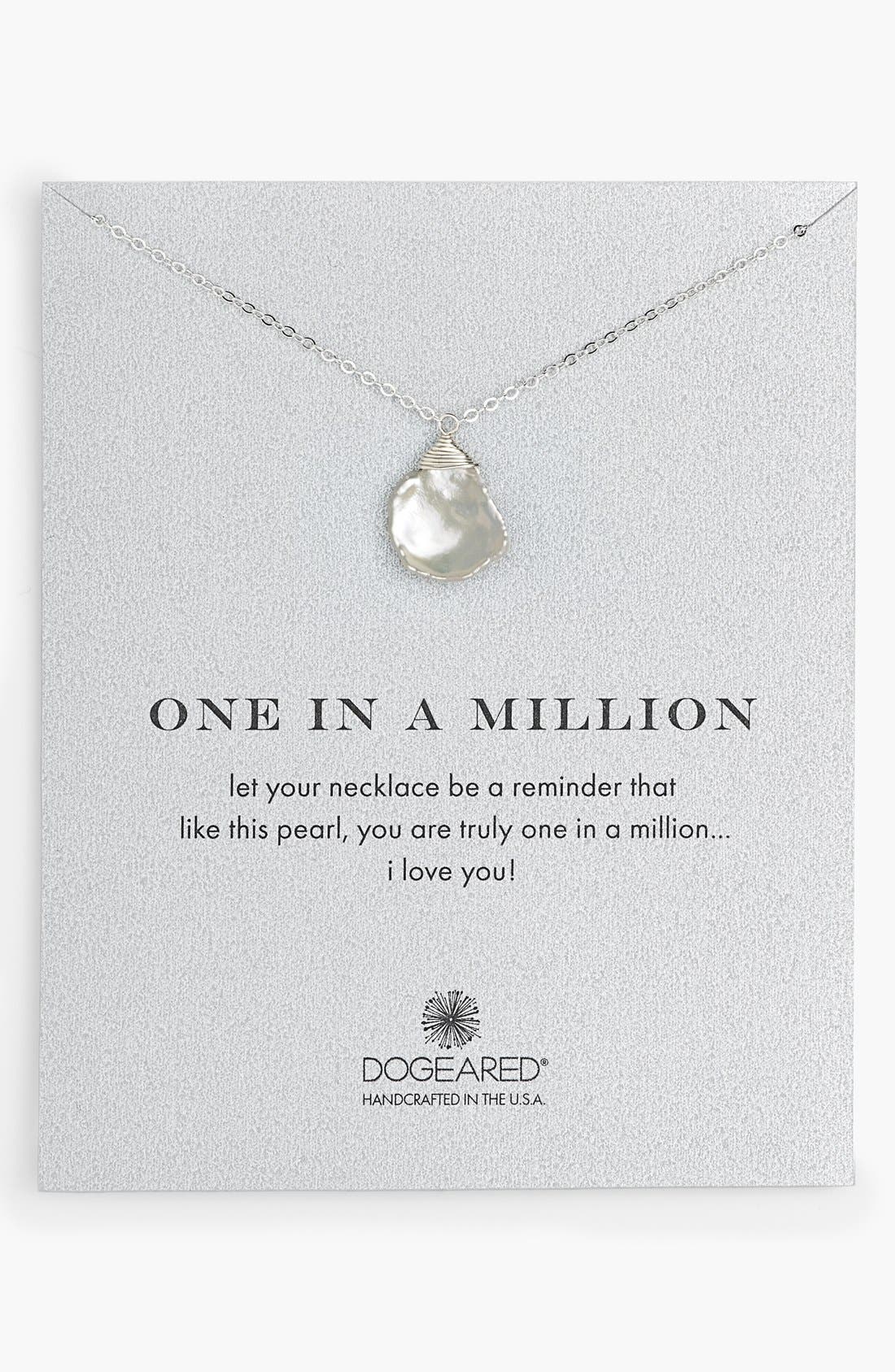 Dogeared 'One in a Million' Keshi Pearl Necklace Nordstrom