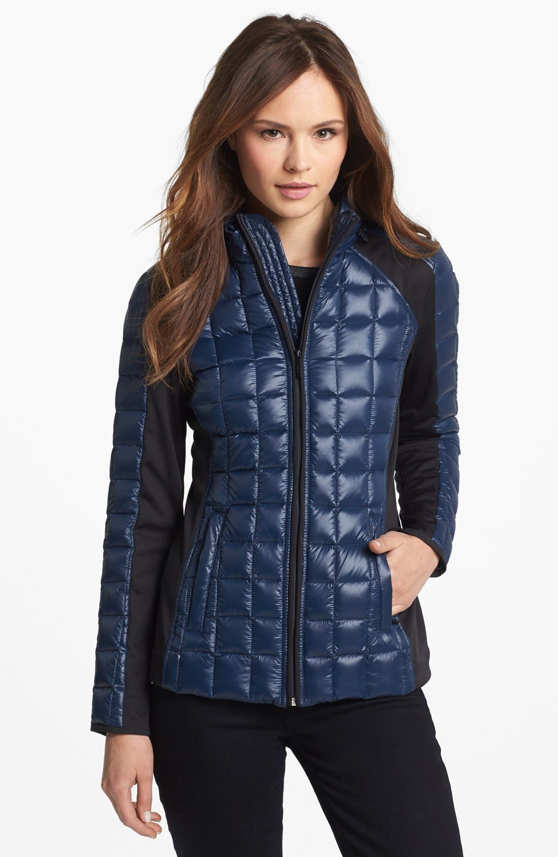 Laundry by Shelli Segal Soft Shell Trim Down Jacket Nordstrom