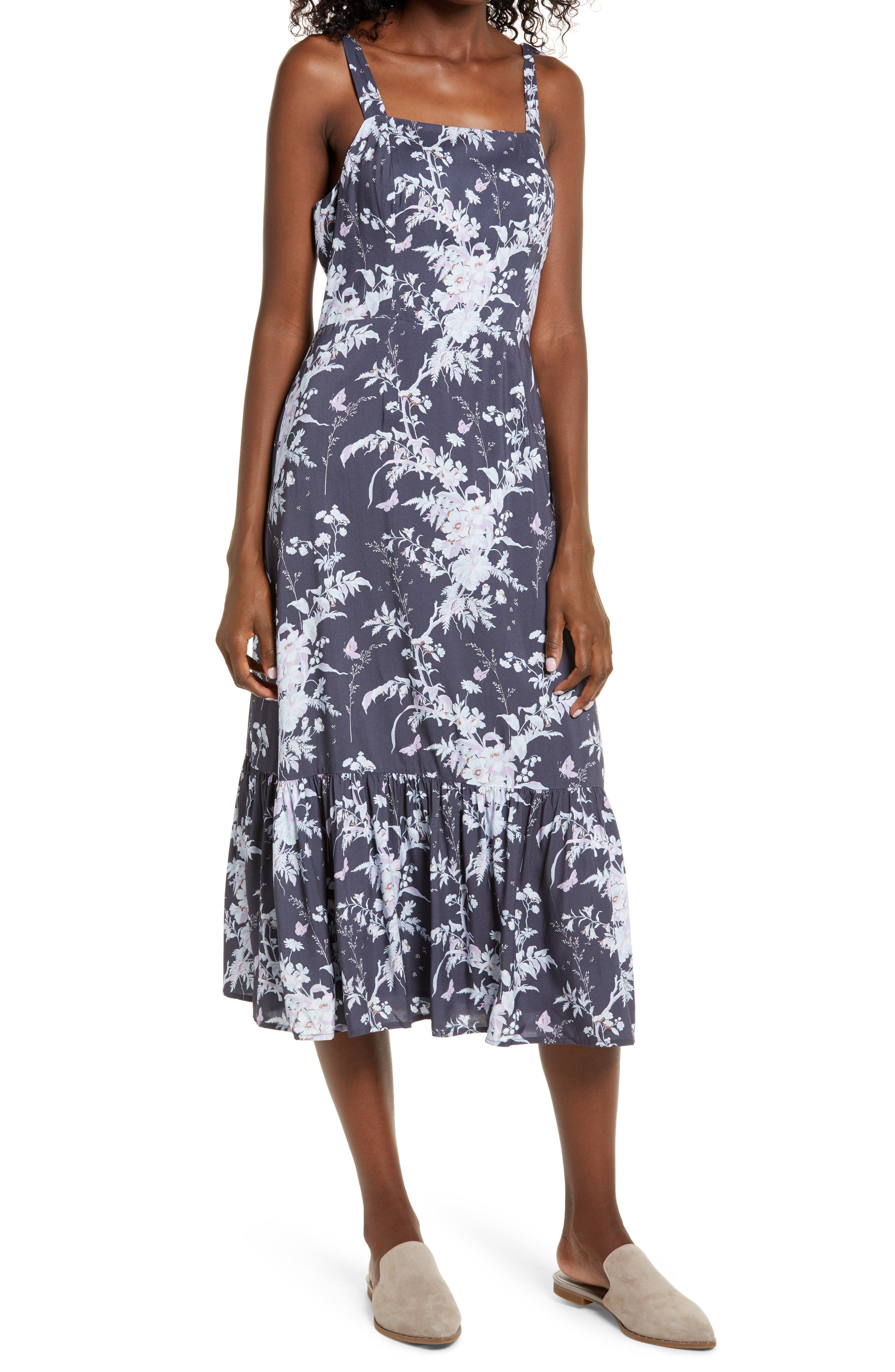 tie shoulder sundress