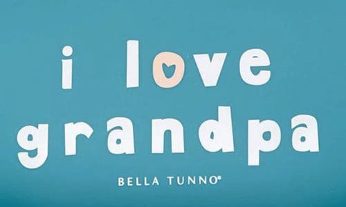 Shop Bella Tunno I Love Grandpa Wonder Bib In Blue