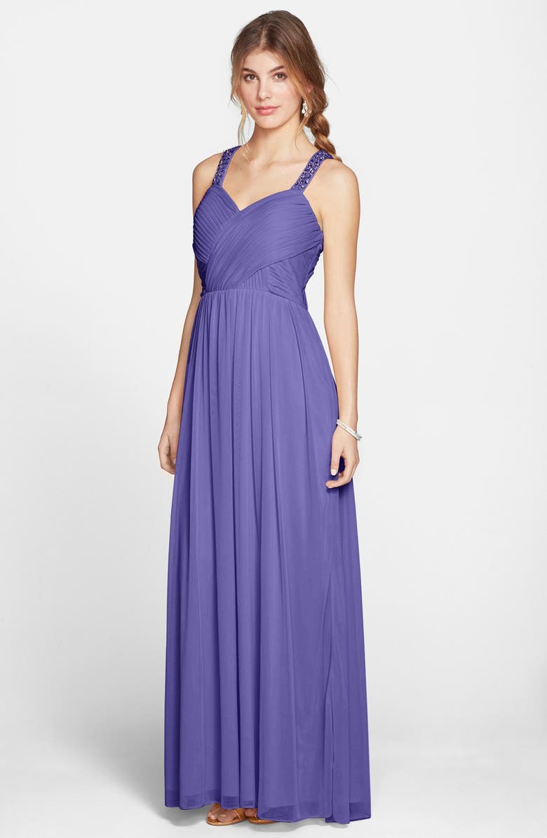 Hailey Logan 'Tina' Cutout Embellished Gown (Juniors) | Nordstrom