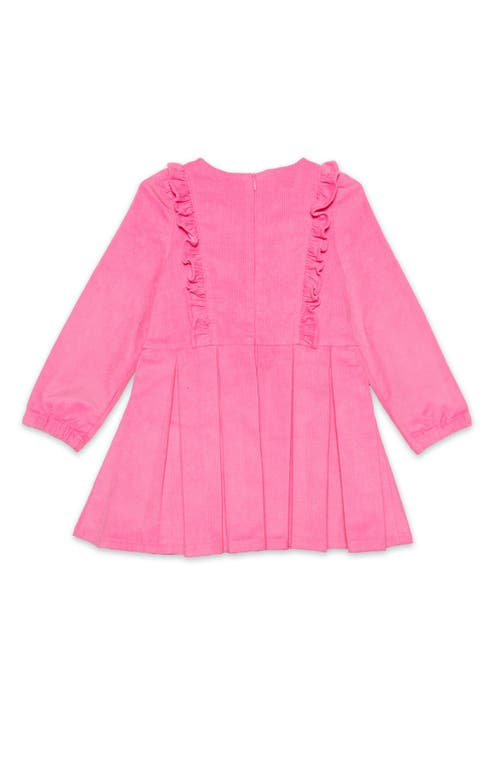 Shop Worthy Threads Long Sleeve Ruffle Dress In Pink