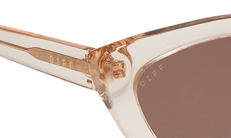 Shop Diff Camila 56mm Gradient Square Sunglasses In Vintage Rose Crystal/ Brn Grad