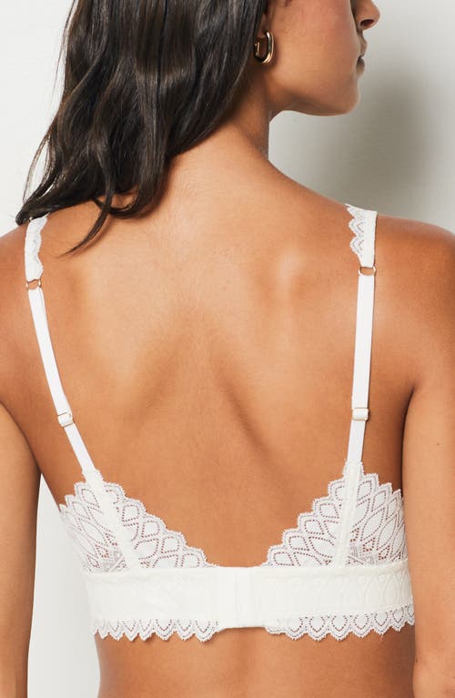 Etam Gravure Nº8 Foular Lace Bra In Perle
