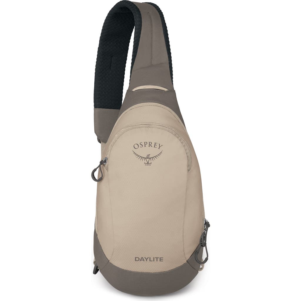 Osprey Daylite Sling Backpack In Alpaca Tan/ Pediment Grey
