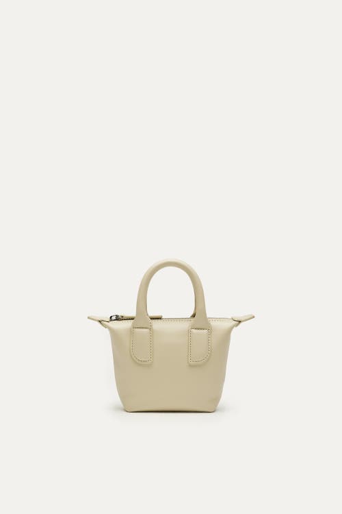 Want Les Essentiels De La Vie Want Les Essentiels Micro O'hare Smooth Leather Crossbody Bag In Butter